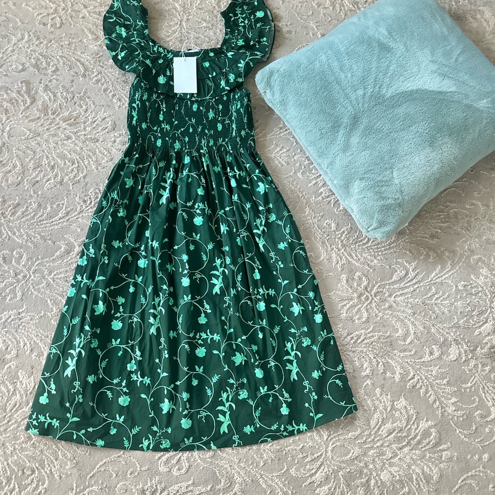 HILL HOUSE smoked dress